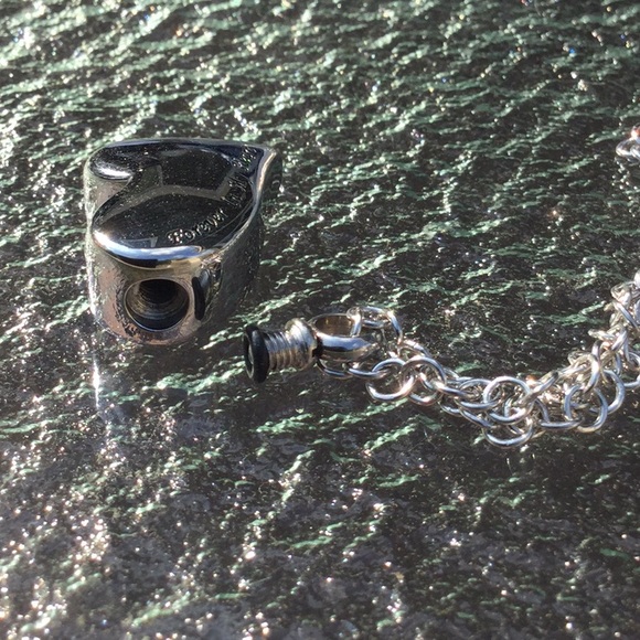 Cremation urn ashes necklace stainless steel - Picture 2 of 4